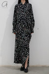 SAMUEL GUI YANG Long Skirt AW22DR01-2 Petals AW22DR01